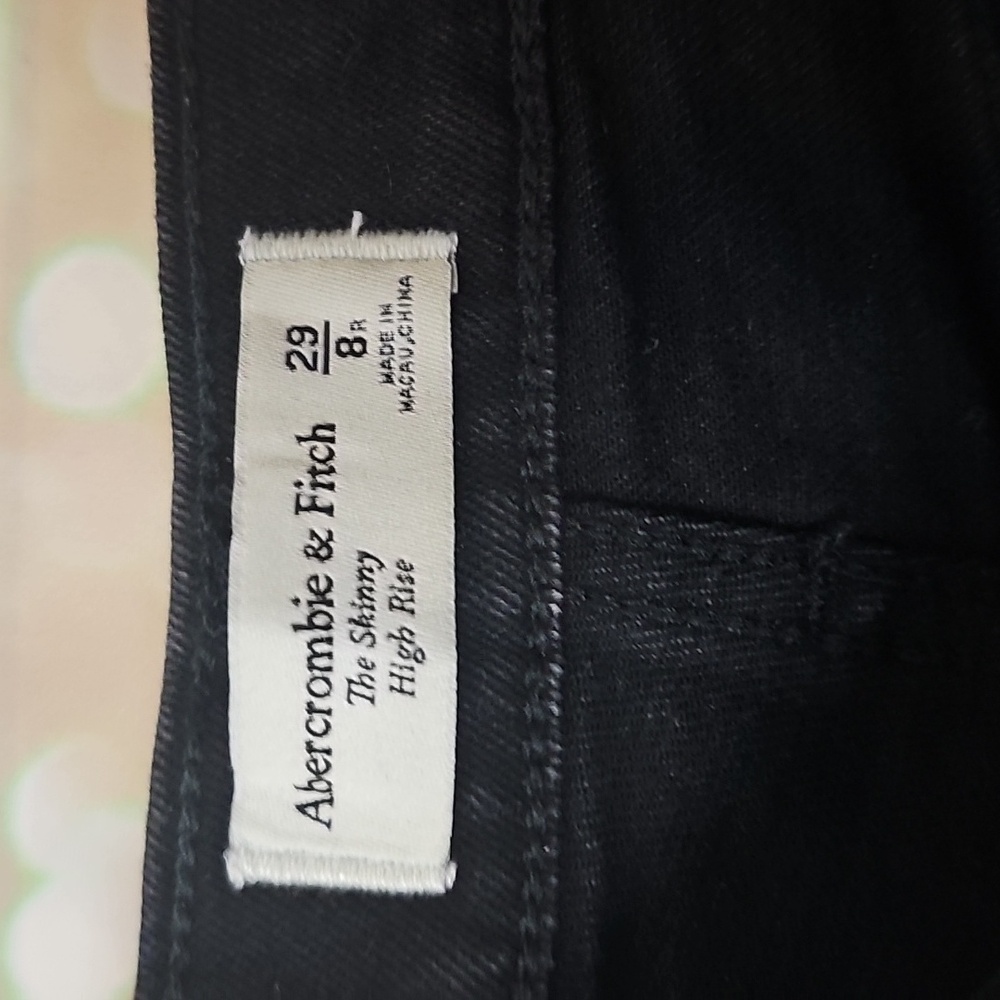 Abercrombie & Fitch Black Skinny Jeans - Picture 2 of 3